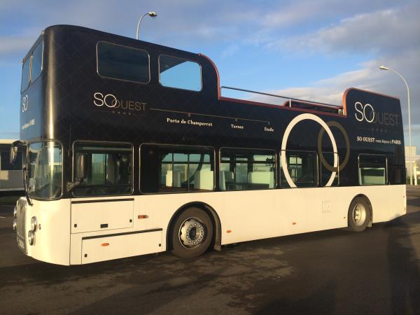 Réplique de Bus Anglais sur chassis Volvo neuf normes de pollution Euro 5