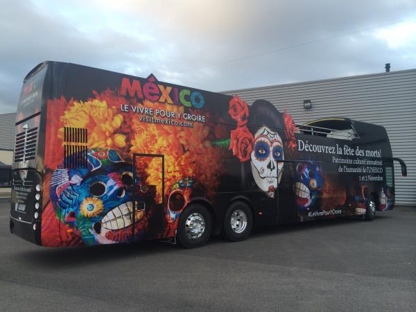 Bus pour la promo de MEXICO à PARIS