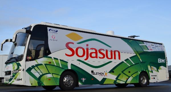 Bus aménagé pour Sojasun équipe du Tour