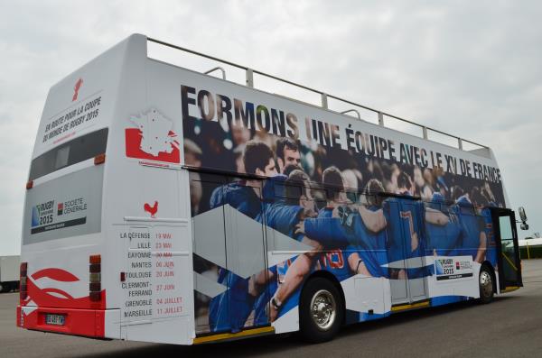 Bus Roadshow pour la Société Générale