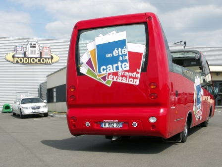 Mini Bus Cabriolet pour émission TV