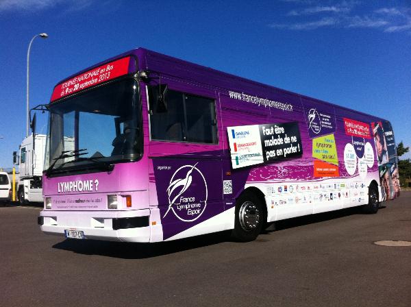 Bus de prévention et information sur  le cancer du Lymphome