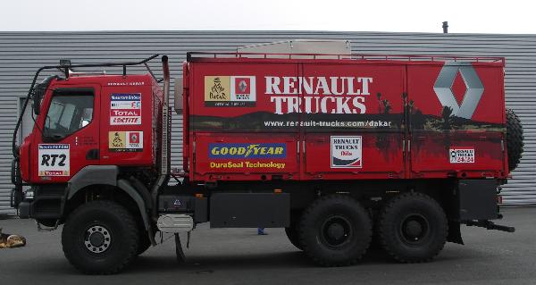 Camion préparé pour le Dakar