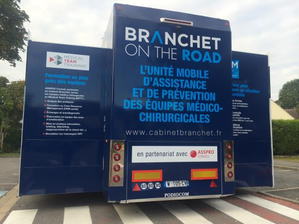 Camion pour visioconférence dans les hopitaux