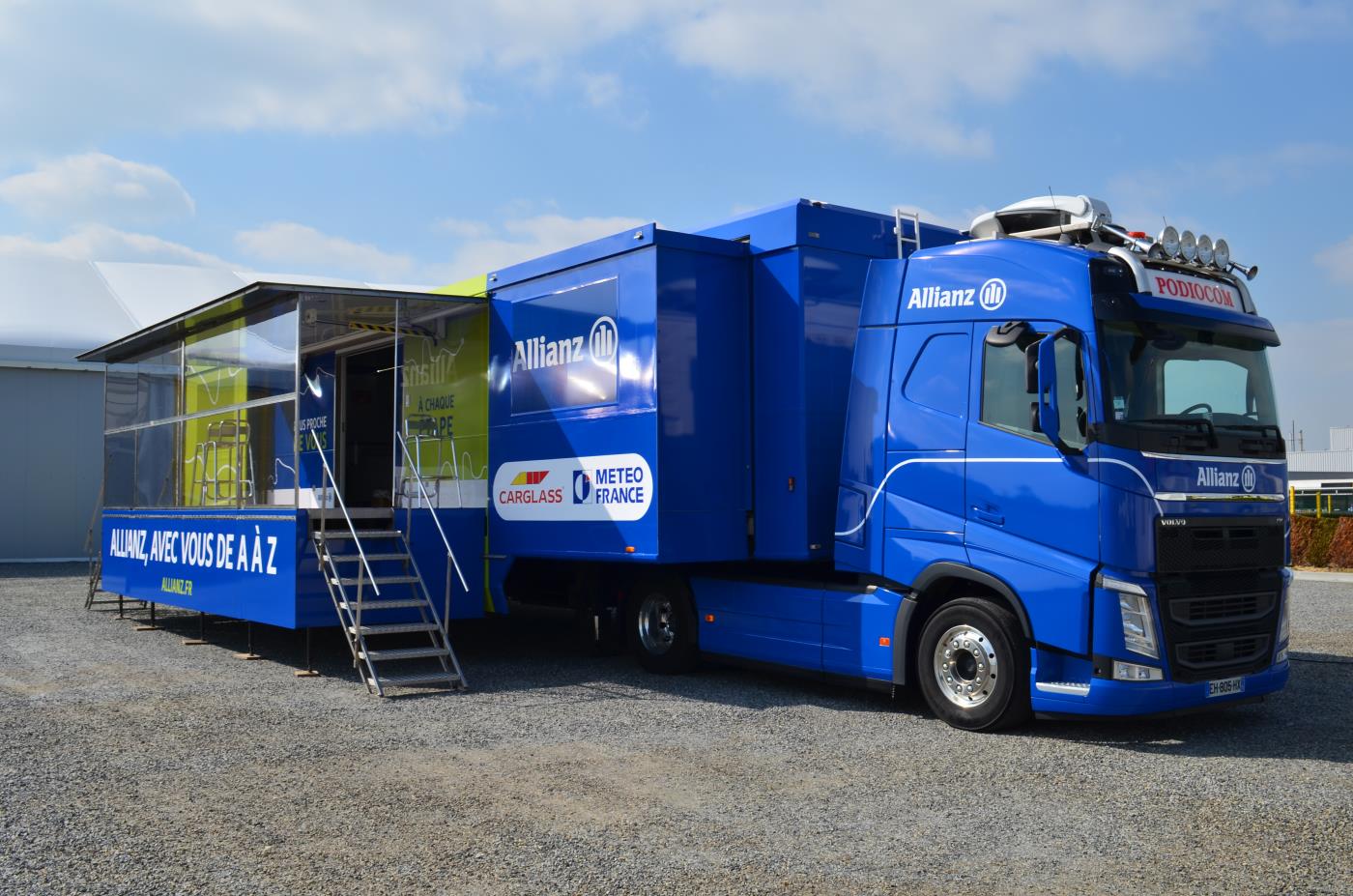 Unité mobile d'intervention mise en place pour les sinistrés du Pas-de-Calais