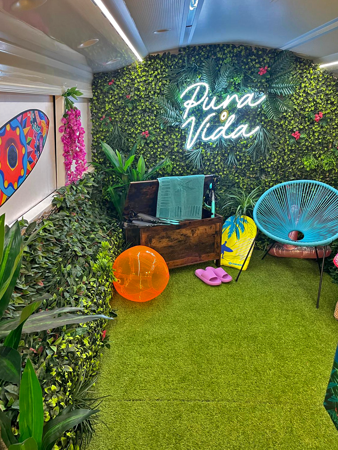 Intérieur bus Costa Rica