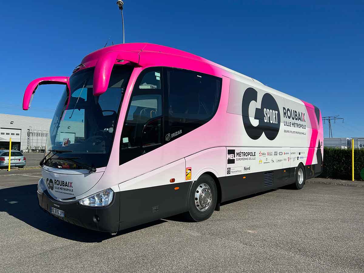 Bus pour équipes sportives