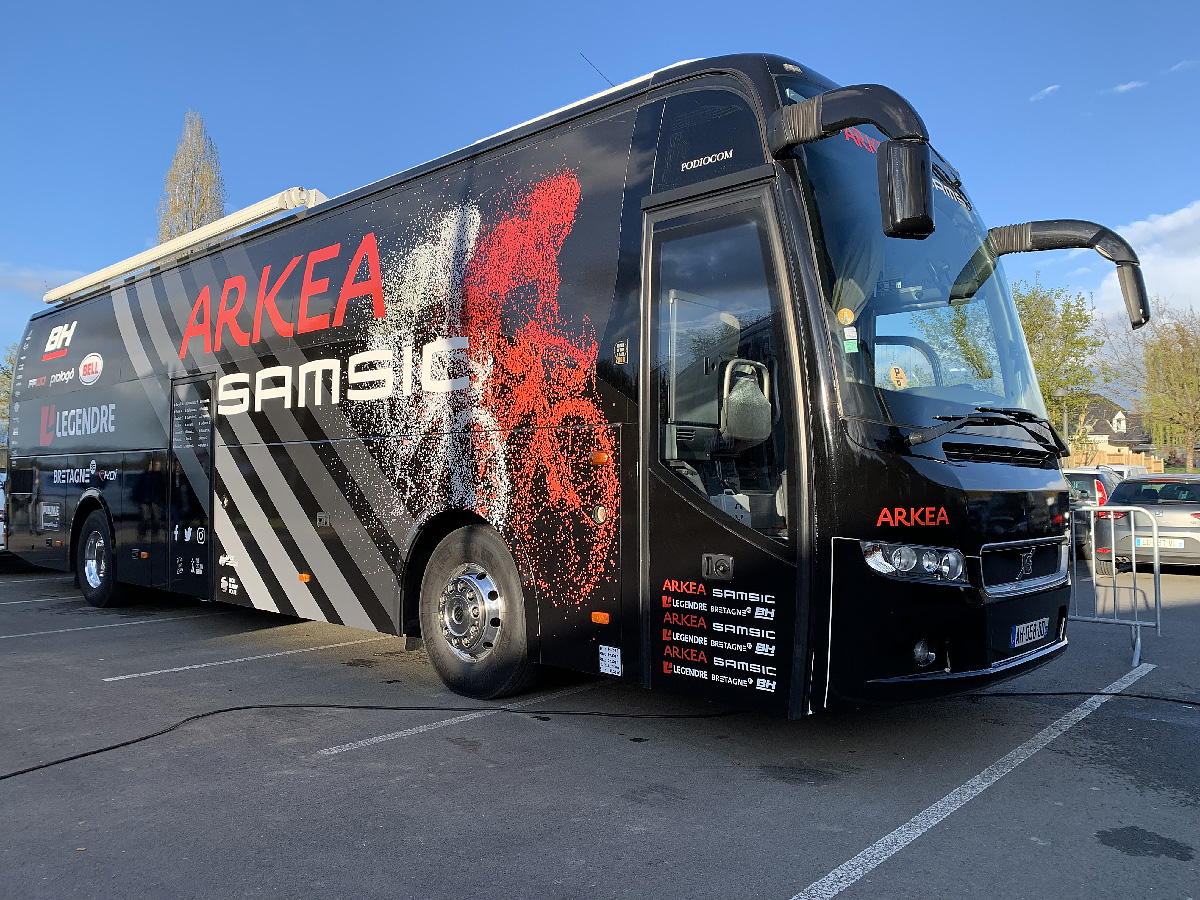 Bus pour équipes sportives