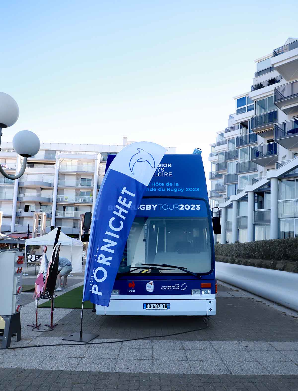 Bus impérial évènement FFR ligue régionale Pays de la Loire
