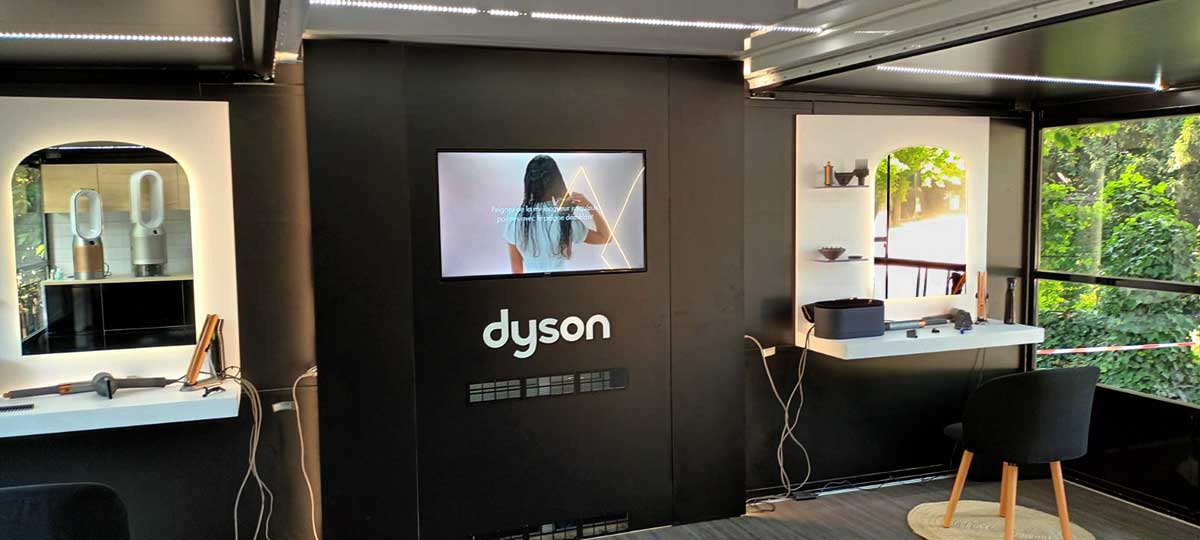 Aménagement intérieur, espace démonstration de produits